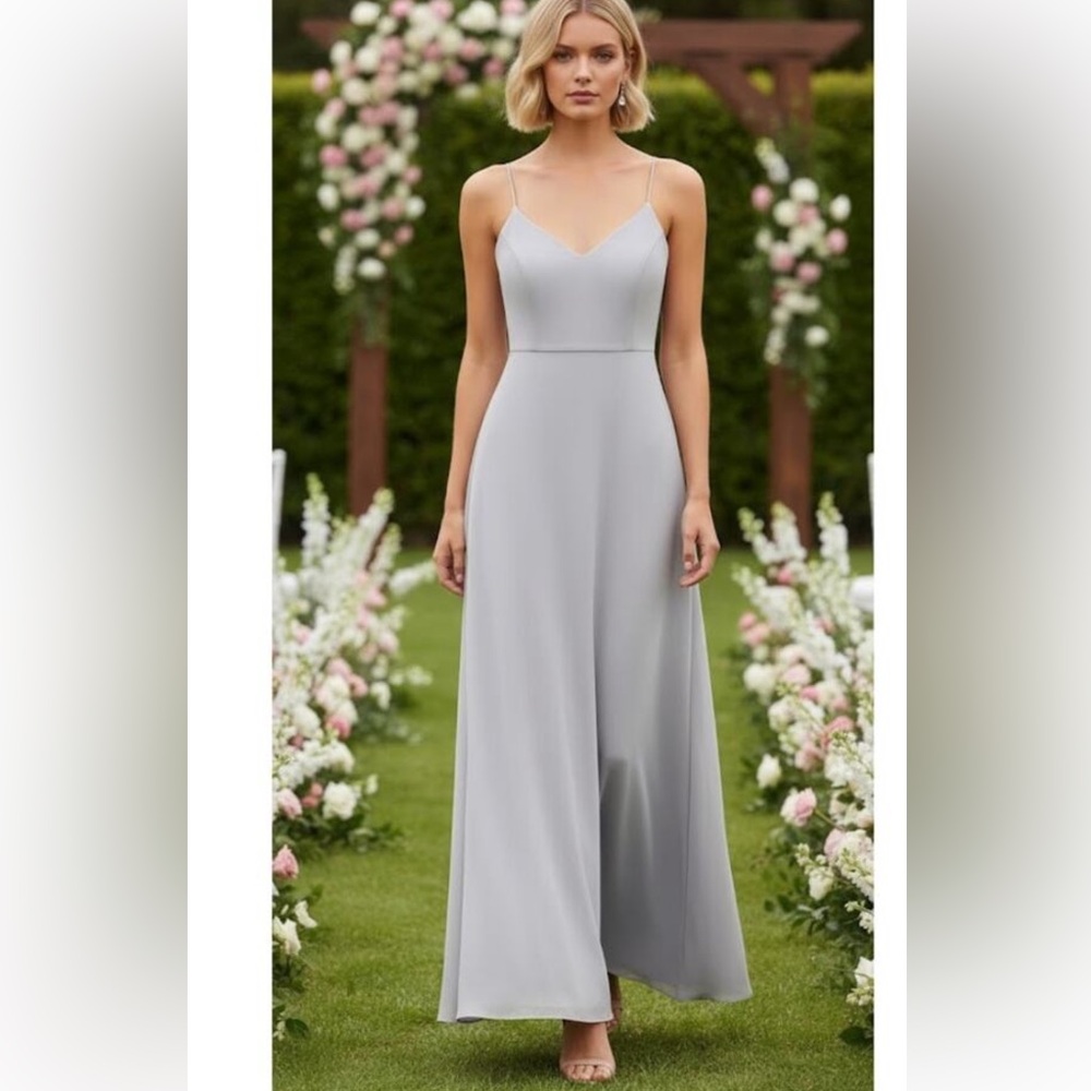 NWT Show Me Your MuMu light gray Maxi Dress